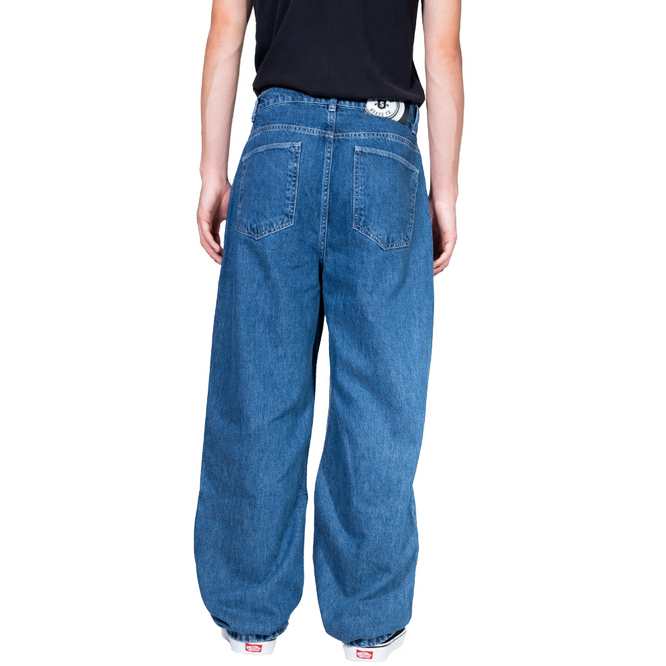 Electric Baggy Denim Pants Dark Blue