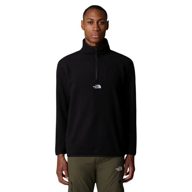 100 Glacier 1/4 Zip Fleece TNF Schwarz/NPF