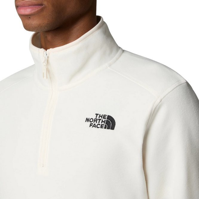 100 Glacier 1/4 Zip Fleece White Dune/NPF