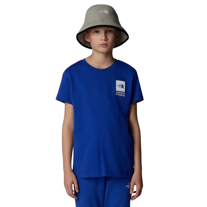 Kids Coordinates Grafik T-Shirt TNF Blau