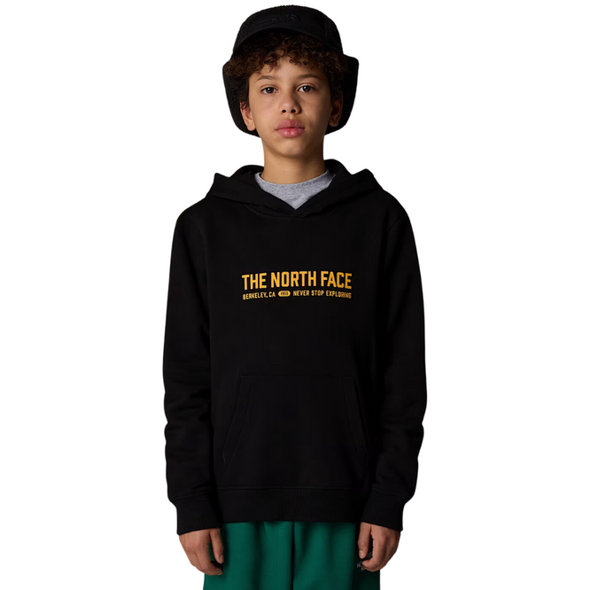 Varsity Grafik entspannt Hoodie TNF Schwarz