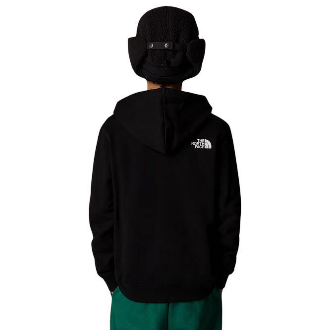 Varsity Grafik entspannt Hoodie TNF Schwarz