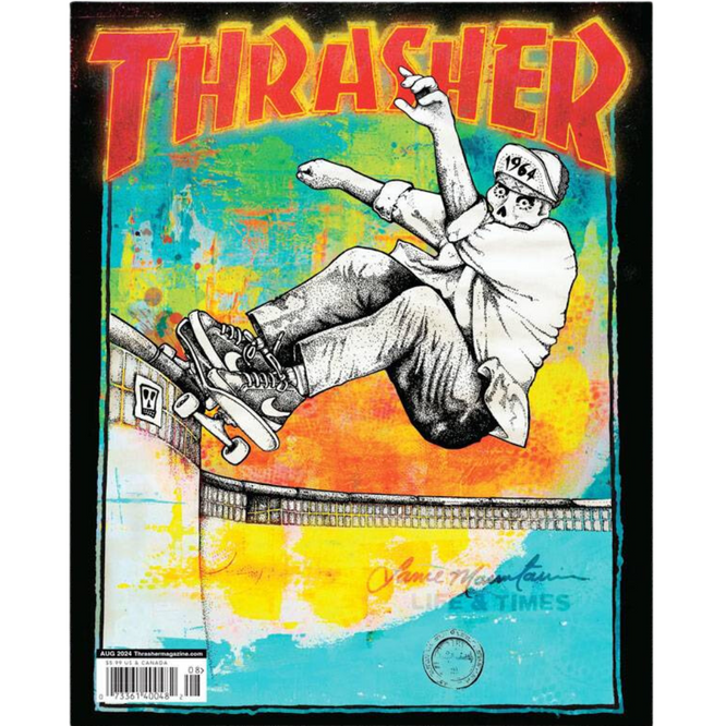 Thrasher Magazine Numéro 529 Août 2024