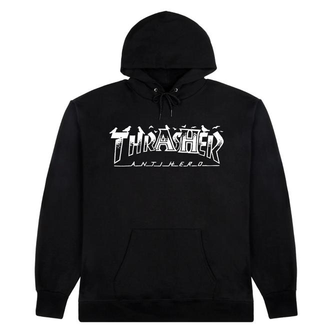 Pigeon Mag Hoodie Schwarz