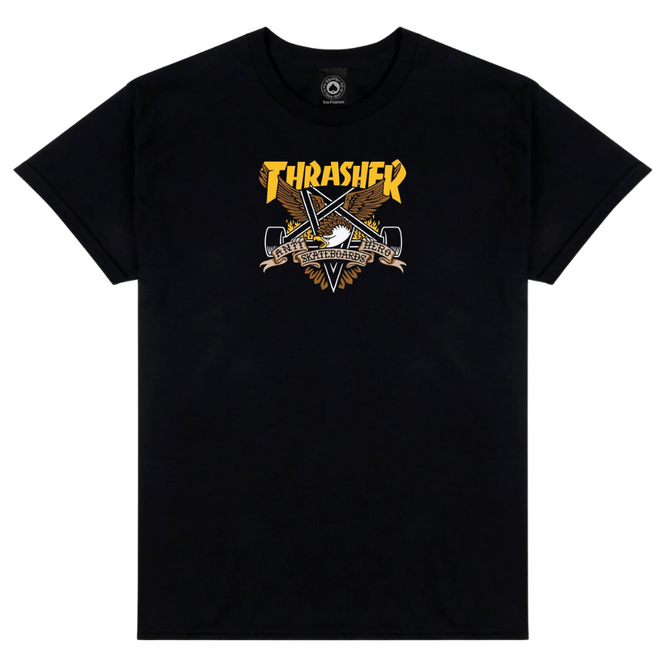 Thrasher x Antihero Eaglegram T-shirt Noir