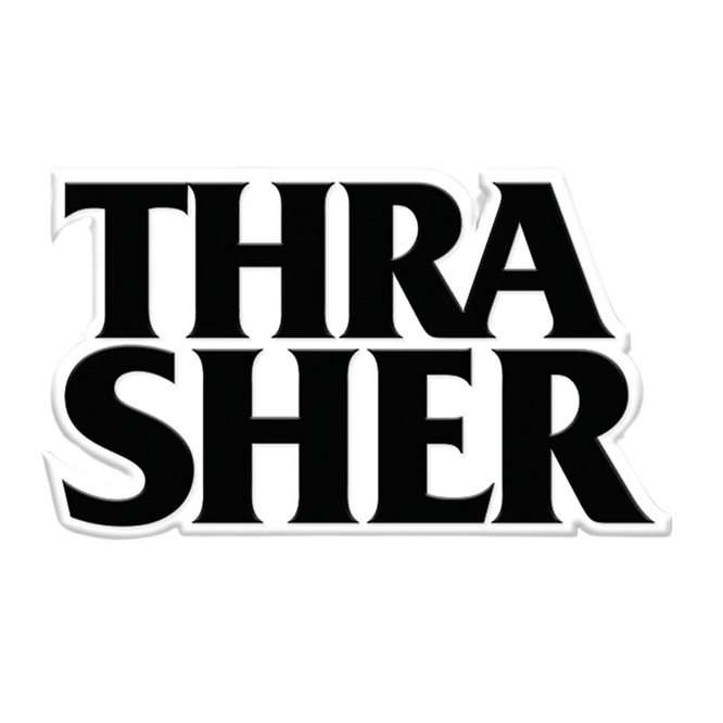 Thrasher x Antihero Lapel Pin Black/White