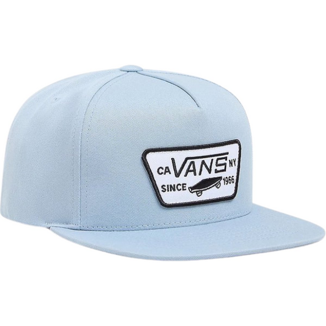 Kids Full Patch Snapback Cap Dusty Blue