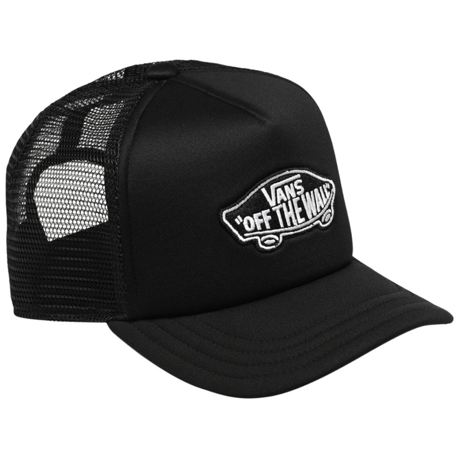 Kids Classic Patch Curved Bill Trucker Cap Noir