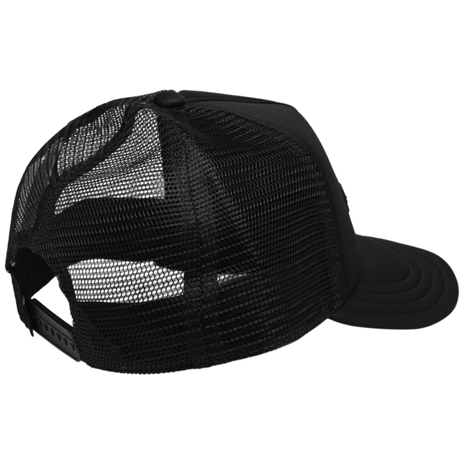 Kids Classic Patch Curved Bill Trucker Cap Noir