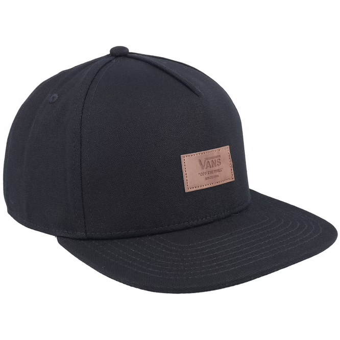 Off The Wall Patch Snapback Cap Schwarz