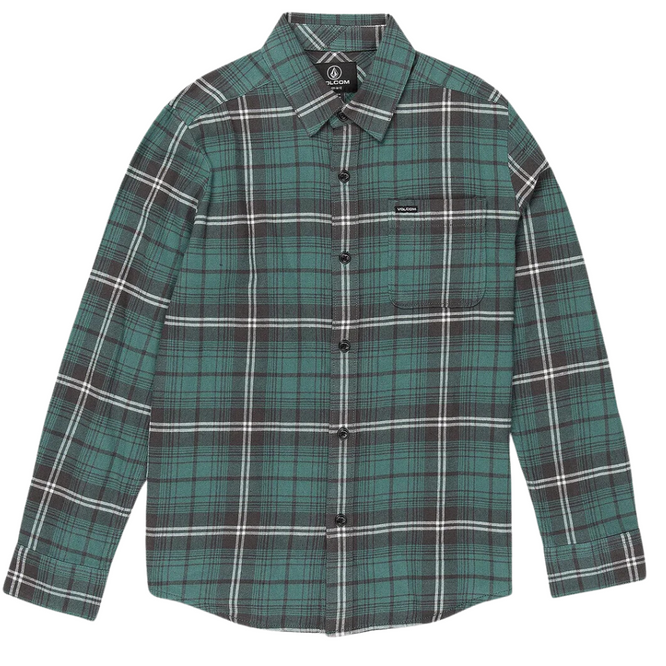 Caden Plaid Longsleeve Shirt Sea Green