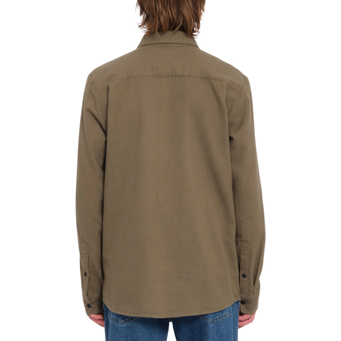 Caden Solid Longsleeve Shirt Wintermoss