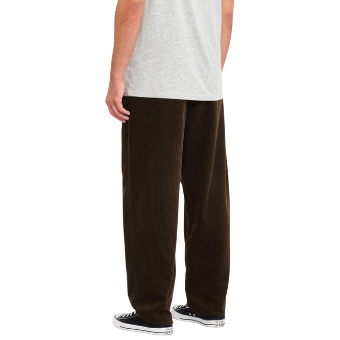 Freazy Loose Elastic Waist Pant Pantalon Dark Brown