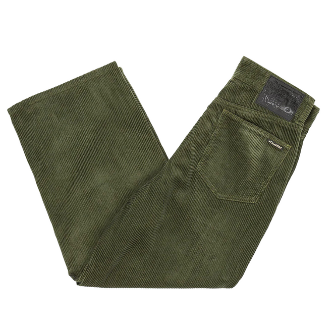 Kids Billow Cord Pants Squadron Green