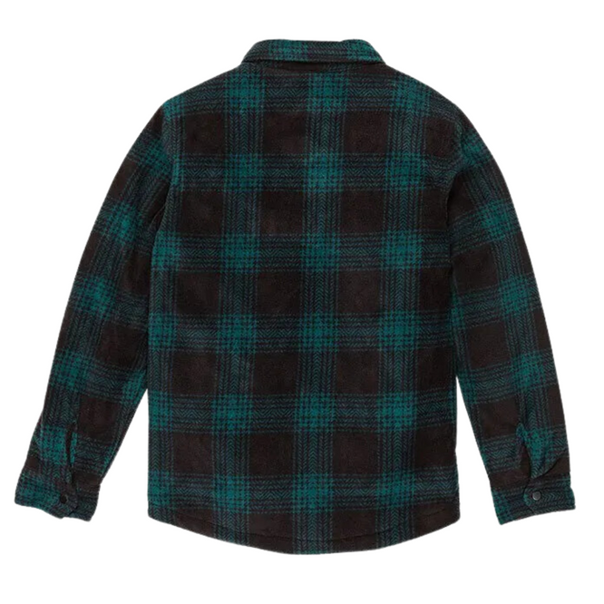 Kids Bowered Fleece Over-Shirt Evergreen