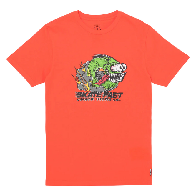 Kids Skate Fast T-Shirt Bright Red