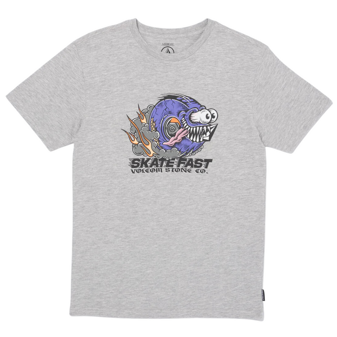 Kinder Skate Fast T-Shirt Heather Grey