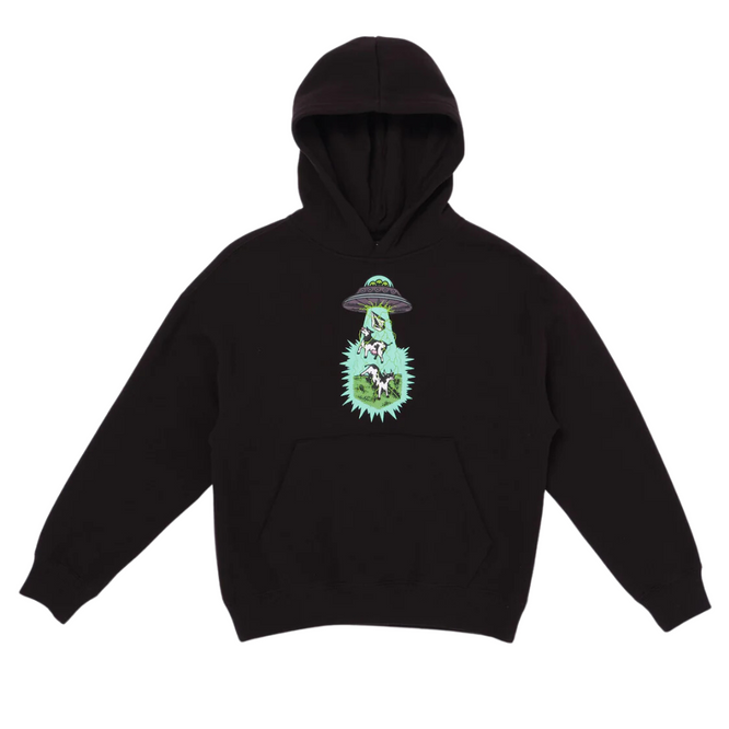 Kinder Euterraum Hoodie Schwarz