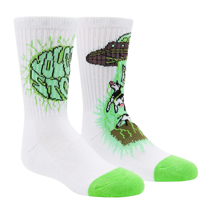 Kids Udder Space Socks White