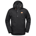 Longo 20K Pullover Snowboard Jacket Black