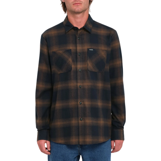 Netastone Flannel Shirt Dark Earth