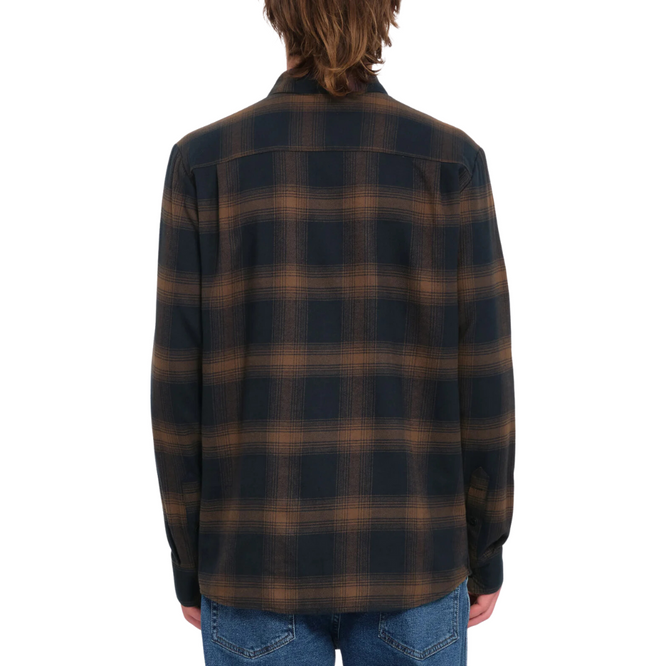 Netastone Flannel Shirt Dark Earth