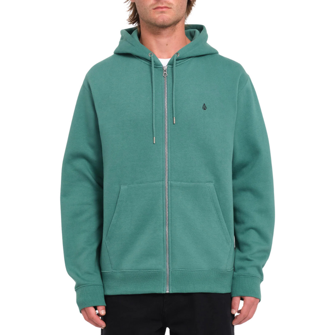 Single Stone Zip Hoodie Seegrün