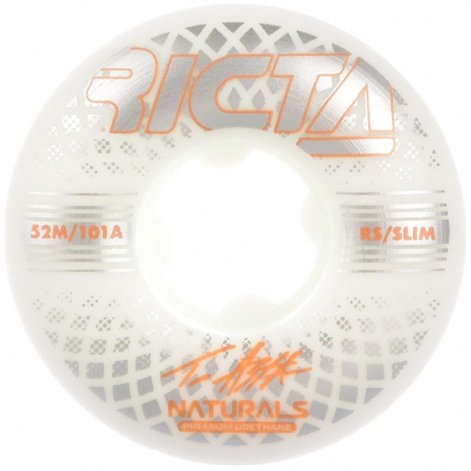 Asta Reflective Naturals Slim 101a 52mm Skateboard Wheels