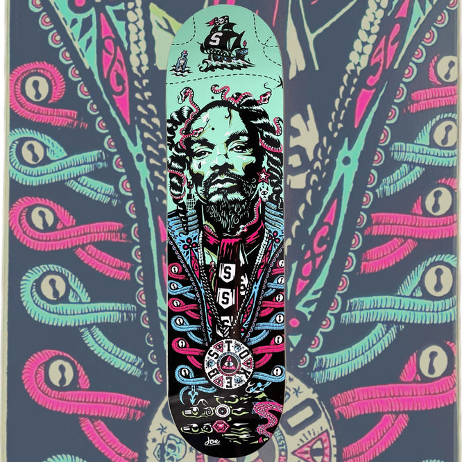 Stoked Commander Voodoo Skateboard Deck