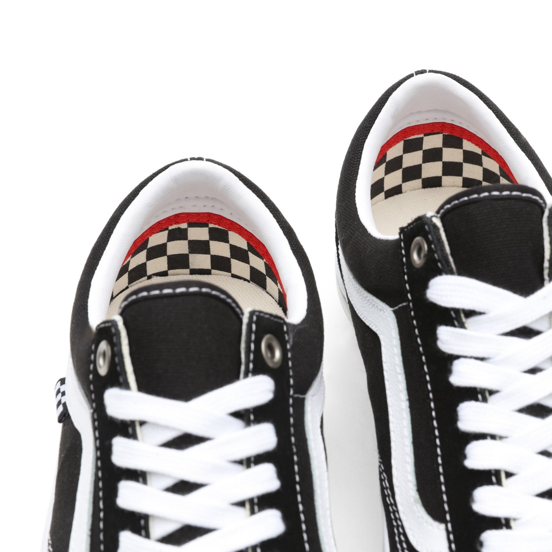 Vans old skool black & 2024 white mixed checkerboard skate shoes