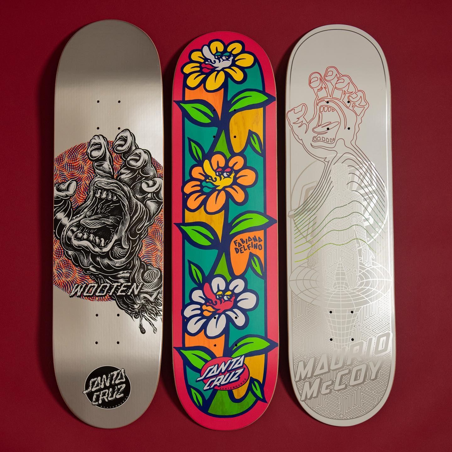 Delfino Flower Crew VX Pink 8.25