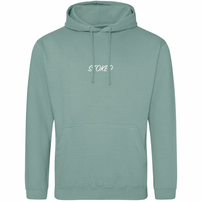 Sweat à capuche Lightweight Script Dusty Green